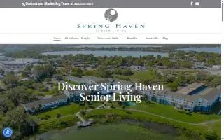 Spring Haven Senior Living website
