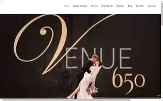 Venue 650 website