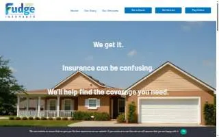 Fudge Insurance website