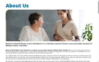 Hand In Hand Home Care Solutions