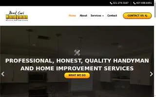 Brad Curl's Handyman Service, LLC website
