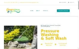 BrightWave Pressure Washing website