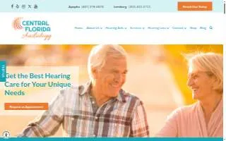 Central Florida Audiology of Winter Springs website