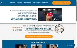Florida Divorce Coaching and Mediation website