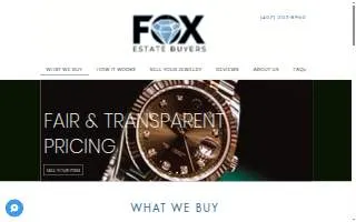 Fox Estate Buyers - Fox Estate Jewelry website