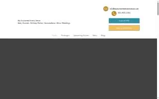 My Enchanted Events Venue of Winter Springs website