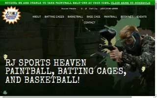 RJ Sports Heaven Orlando website