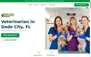 Dade City Animal Clinic website