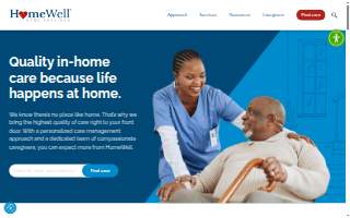 HomeWell Care Services of Alpharetta website