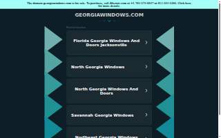 Georgia Home Windows