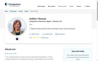 Ashley Thomas at Comparion Insurance Agency