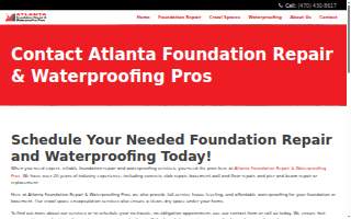 Atlanta Foundation Repair & Waterproofing Pros