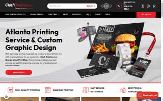 Clash Graphics Print Shop Atlanta Flyer Printing