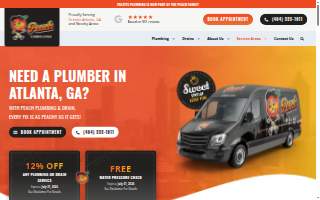 Peach Plumbing & Drain | Plumber, Drain Cleaning, Sewer Line and Tankless Water Heater Repair Atlanta