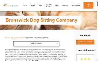 Critter Sitters, Inc. of Brunswick