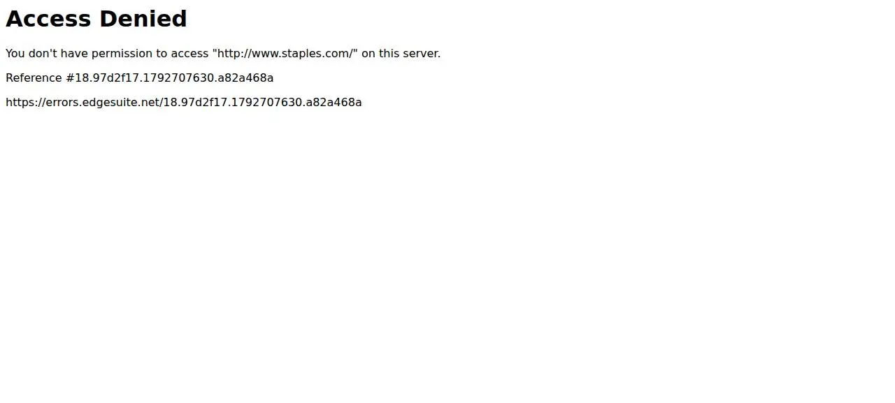 Staples of Grants Pass website