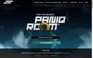 PanIQ Escape Room Miami Beach website