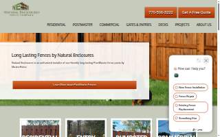 Natural Enclosures Fence Company of Peachtree City