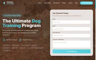 First Gen Dog Training