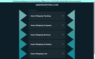AmeriShip Parcel Delivery