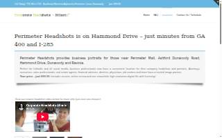Corporate Headshots Atlanta - Dunwoody Perimeter