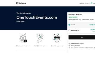 OneTouch Events LLC website