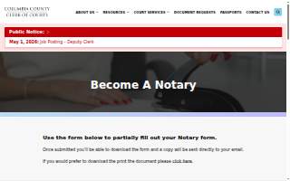 Columbia County Notary Services