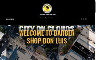 Barbershop Don Luis website