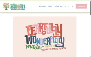 Bloom Pediatric Therapy