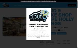 Cloud 9 Smoke Shop, Vape & Hookah Co. - CBD - Holly Springs