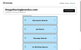 The Gathering Board Co.