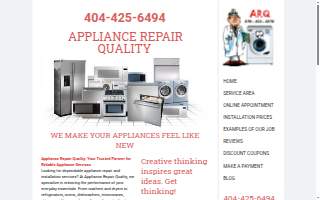 Appliance Repair Quality of Johns Creek