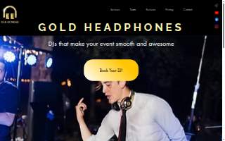 Gold Headphones Events