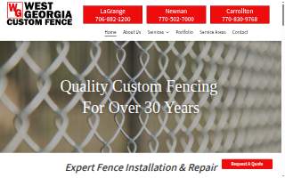 West Georgia Custom Fence