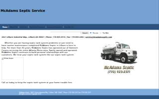 McAdams Septic Tank Services of Lilburn