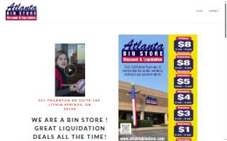 Atlanta Bin Store Discount and Liquidation