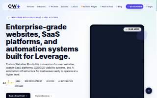 Custom Websites Plus