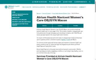 Atrium Health Navicent Women’s Care OB/GYN
