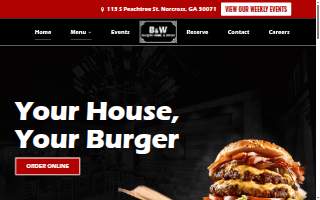 B&W Burgers, Buns & Brews