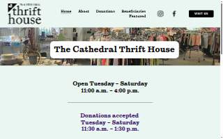 Cathedral Thrift House website