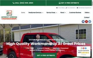 Honest Greene Handyman LLC website