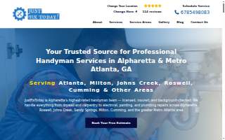 JustFixToday - Handyman Services in Alpharetta GA | Painter | Plumber | Drywall | AC Repair | Electrical Repair | Carpenter of Roswell
