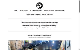 Red Ocean Tattoo of Savannah