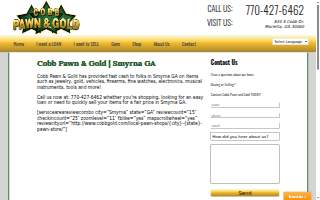 Cobb Pawn & Gold, Inc.