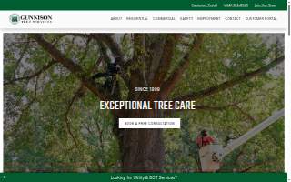 Gunnison Tree Services website