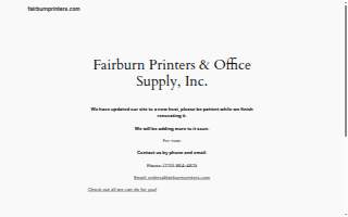 Fairburn Printers & Office Supply, Inc.