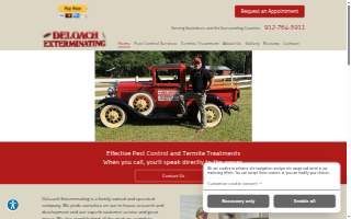 Deloach Exterminating website