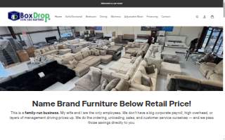 Box Drop Sofa and Mattress