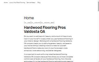 Hardwood Flooring Pros Valdosta GA