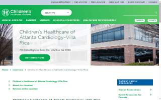 Children's Healthcare of Atlanta Cardiology - Villa Rica